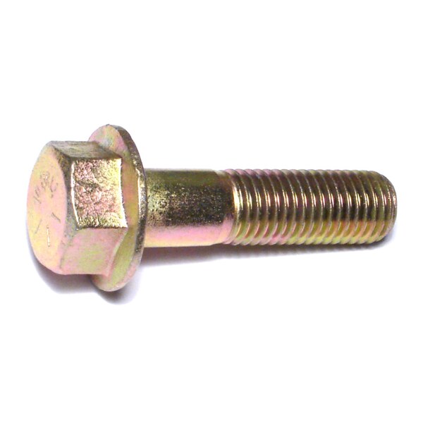 Midwest Fastener Grade 8, 3/4"-10 Flange Bolt, Zinc Plated Steel, 3 in L, 2 PK 75504 - main